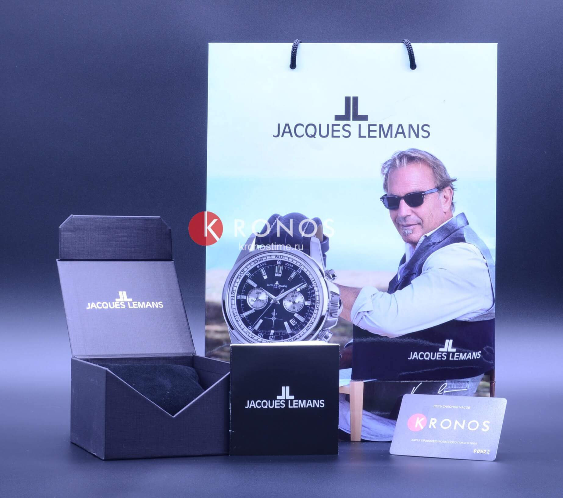 Jacques Lemans Jacques Lemans 1-1593F , наручные мужские часы фото под углом